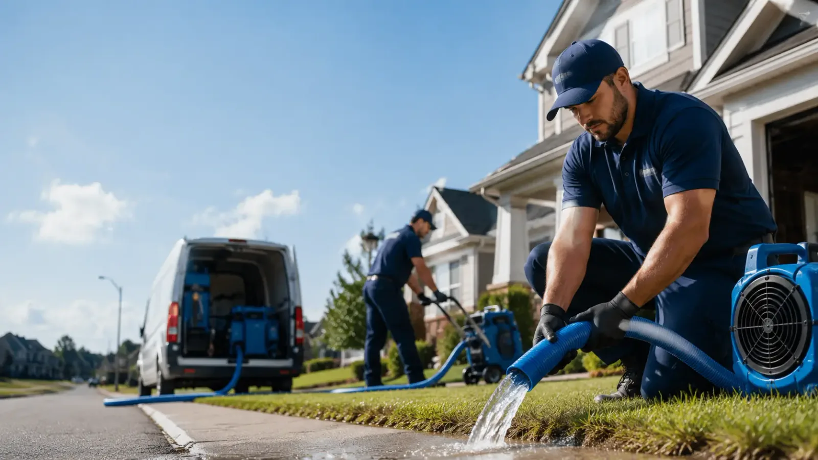 Flood Damage Restoration in Hydes, MD